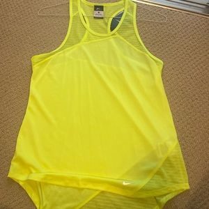 COPY - Nike, yellow, NEW with tags dri fit tank